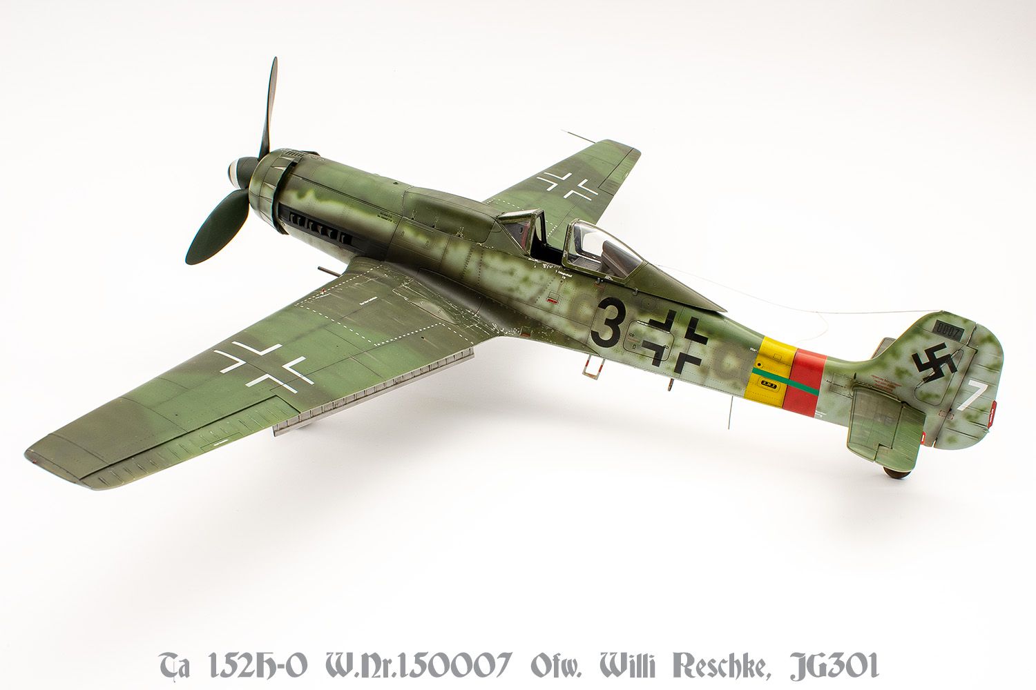 Focke Wulf Ta 152h 0 W Nr 150007 Ofw Willi Reschke Jg 301 Ready